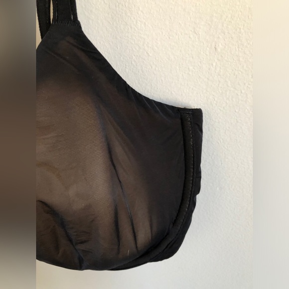 Victoria’s Secret Lined Perfect Coverage Bra Size 36DDD, in Sheer Black Color - Picture 4 of 11